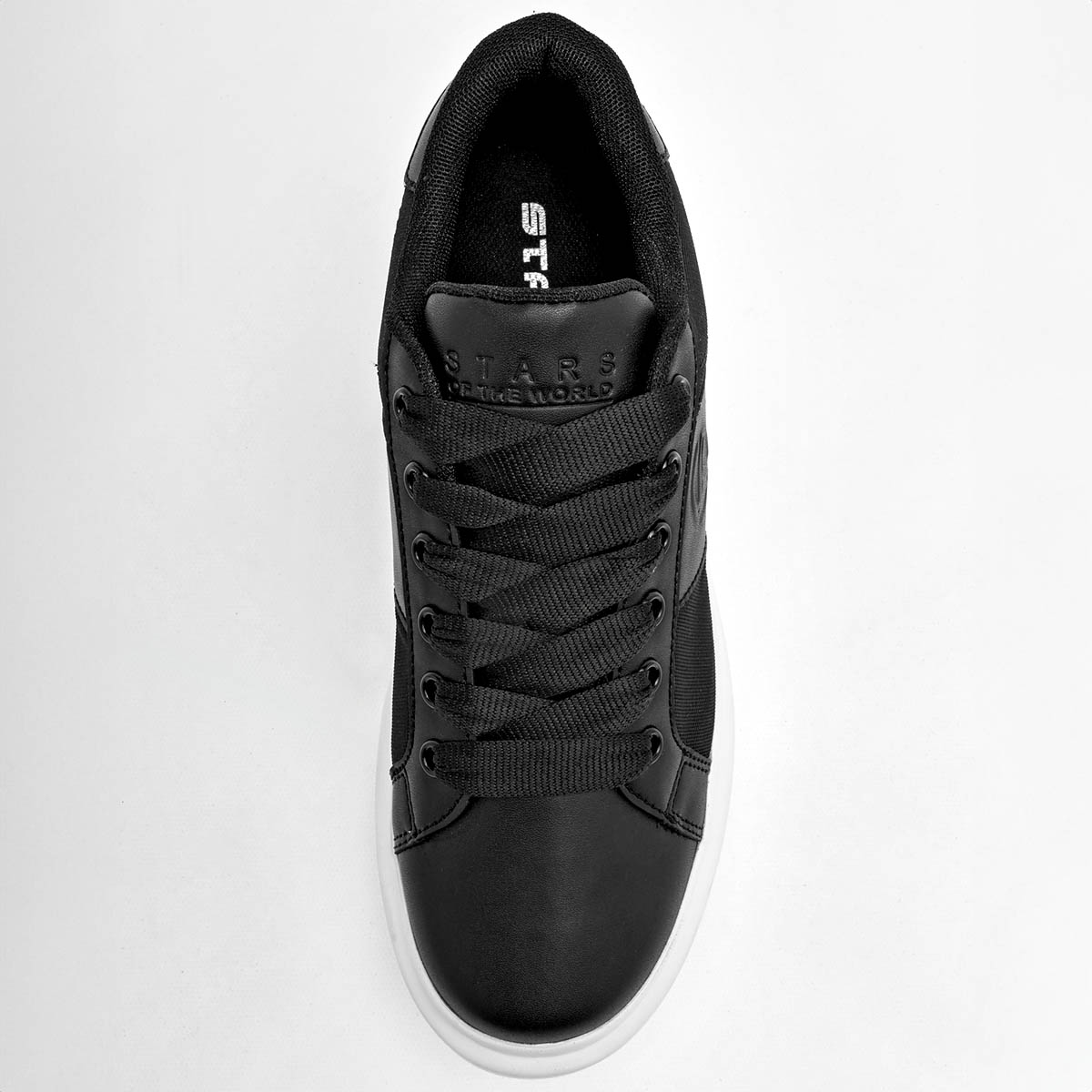 Foto 2 | Tenis Urbano Stars Of The World Negros para Mujer