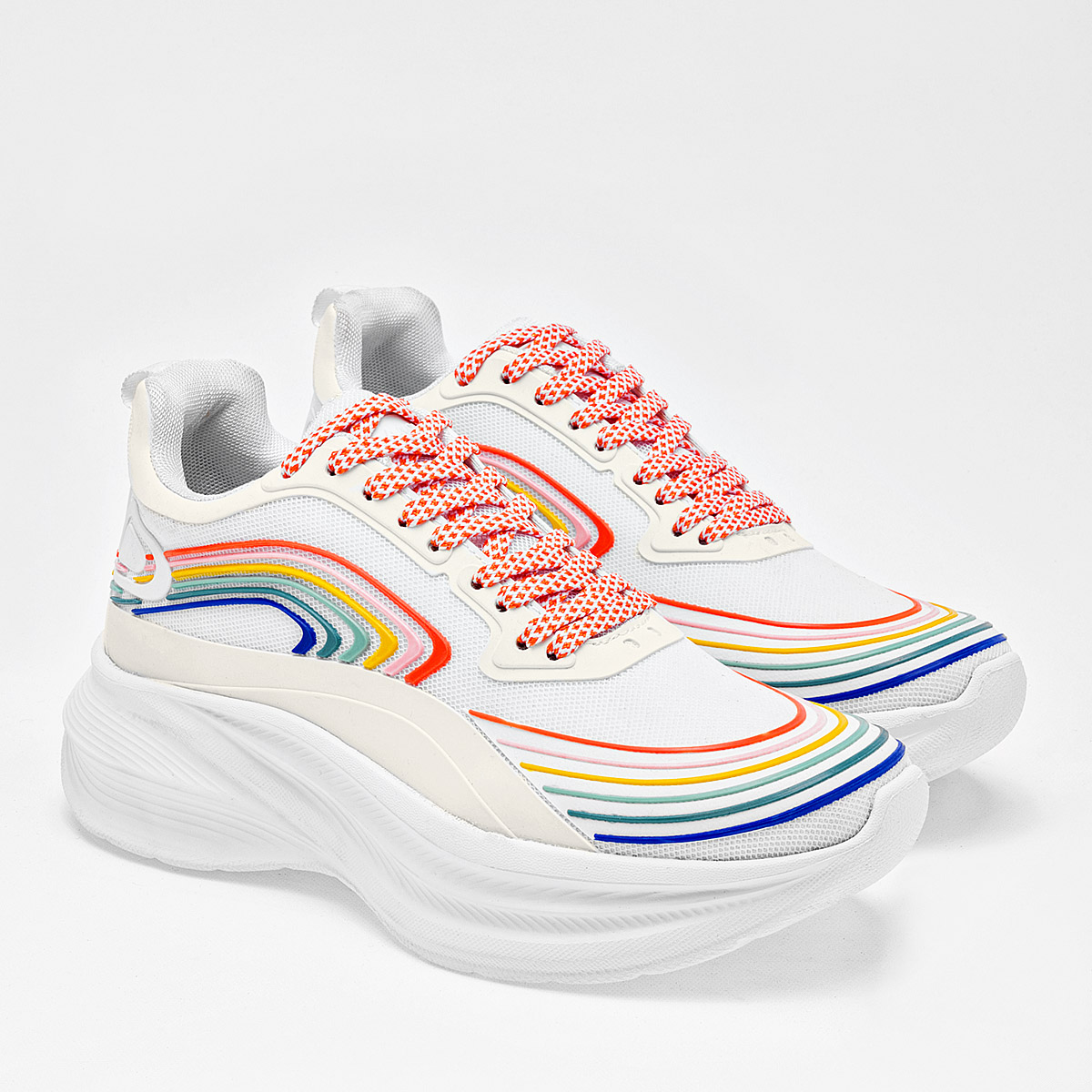 Foto 3 pulgar | Tenis Urbanos para Mujer MoraMora Blancos 125504-e