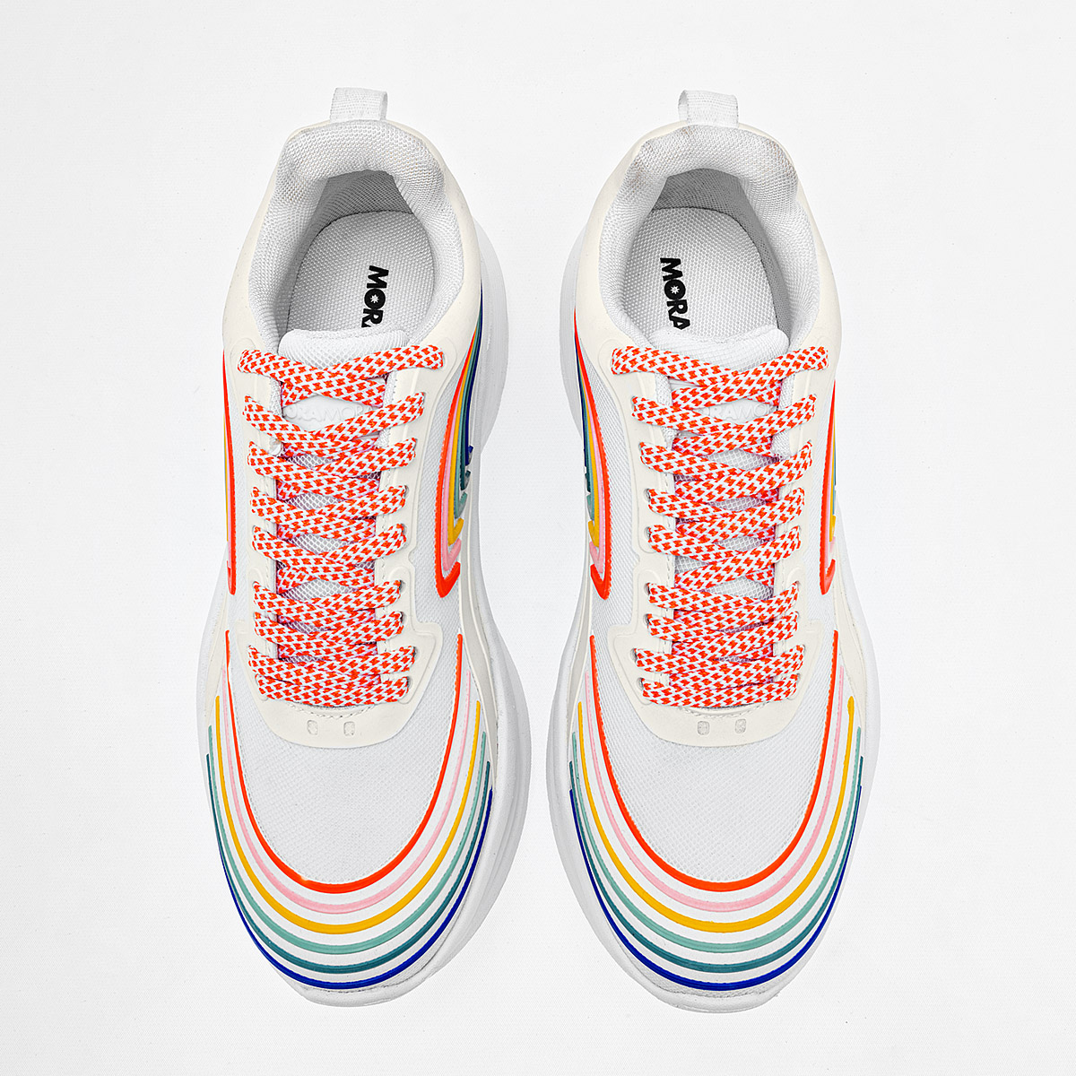 Foto 3 | Tenis Urbanos para Mujer MoraMora Blancos 125504-e