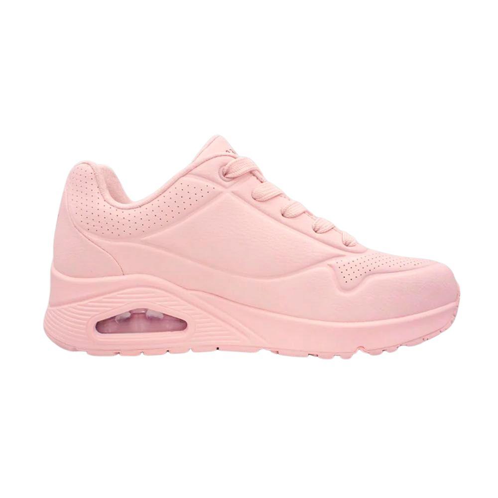 Foto 5 pulgar | Tenis Skechers Uno Ricardo Cavolo Flaming Heart Mujer Rosa