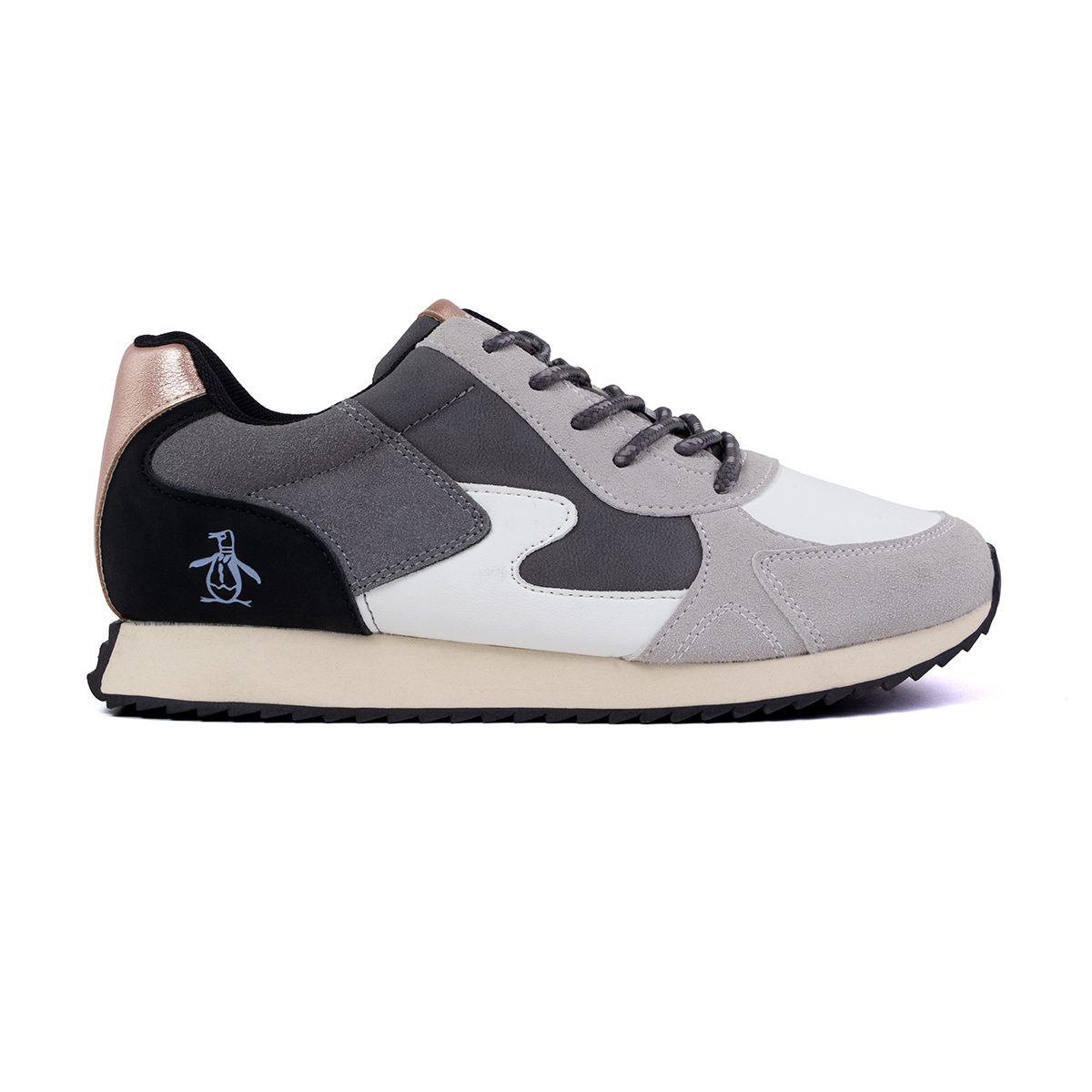Foto 3 pulgar | Tenis Original Penguin Style Aura Color Gris Para Mujer
