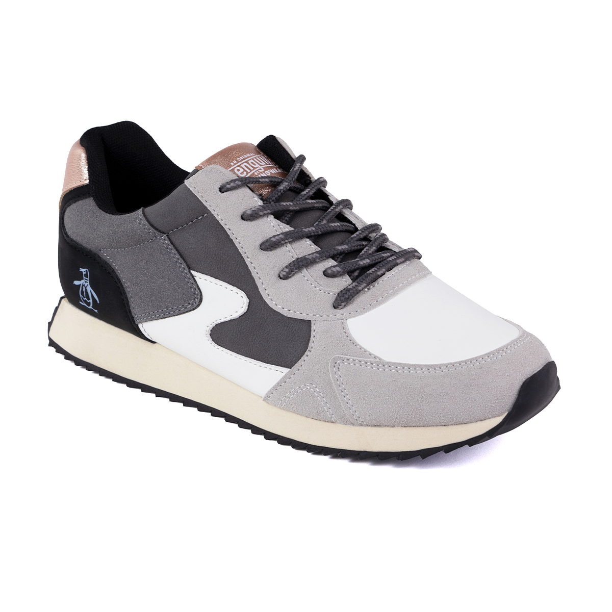 Foto 8 pulgar | Tenis Original Penguin Style Aura Color Gris Para Mujer