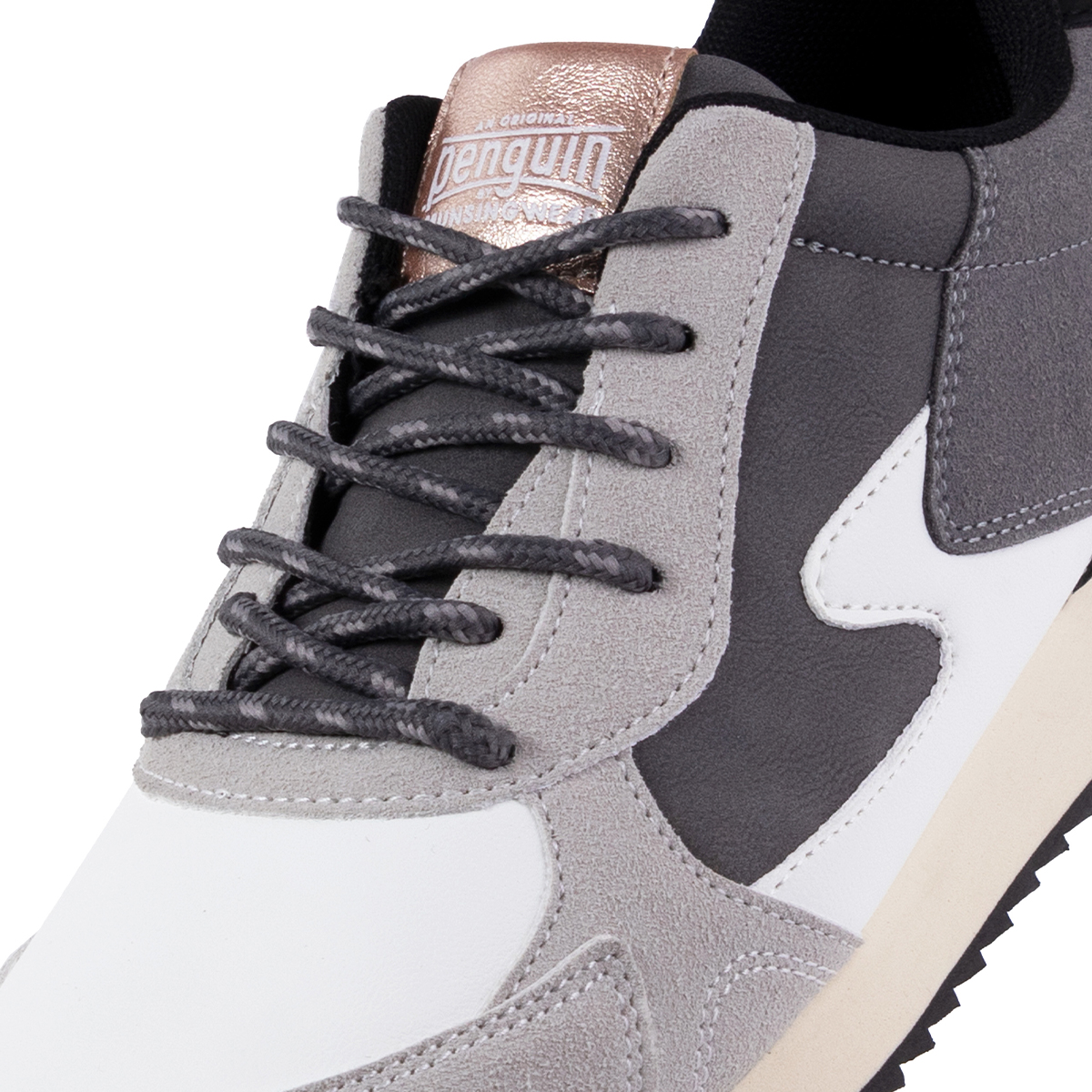 Foto 9 pulgar | Tenis Original Penguin Style Aura Color Gris Para Mujer