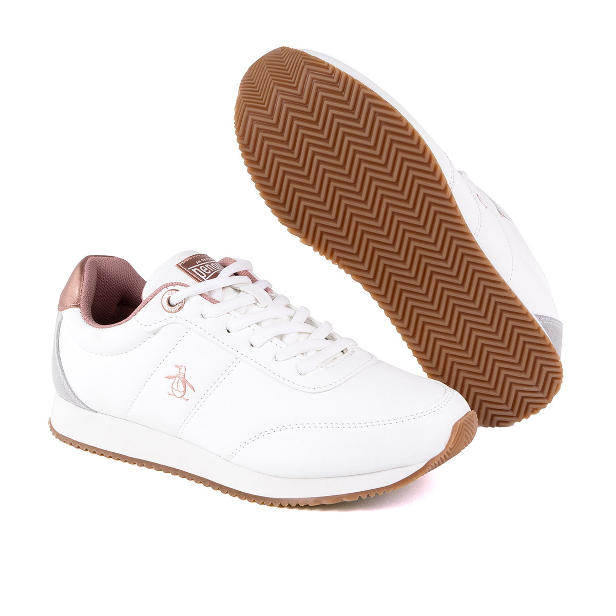 Foto 2 pulgar | Tenis Original Penguin Style Gaia Color Blanco Para Mujer