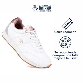 Foto 3 | Tenis Original Penguin Style Gaia Color Blanco Para Mujer