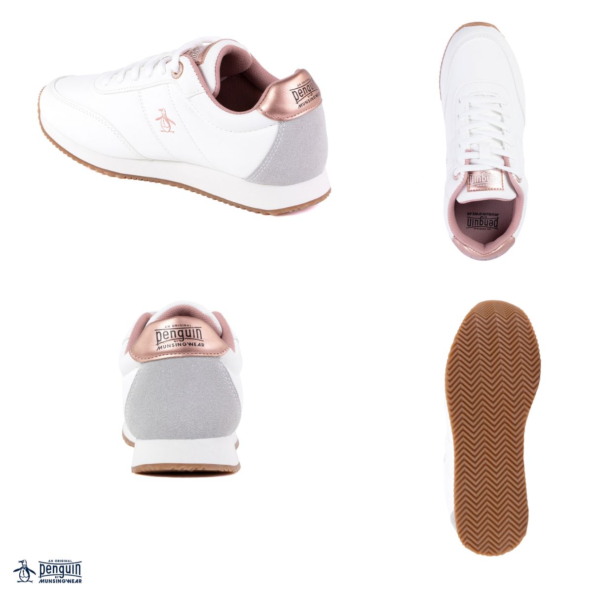 Foto 7 pulgar | Tenis Original Penguin Style Gaia Color Blanco Para Mujer