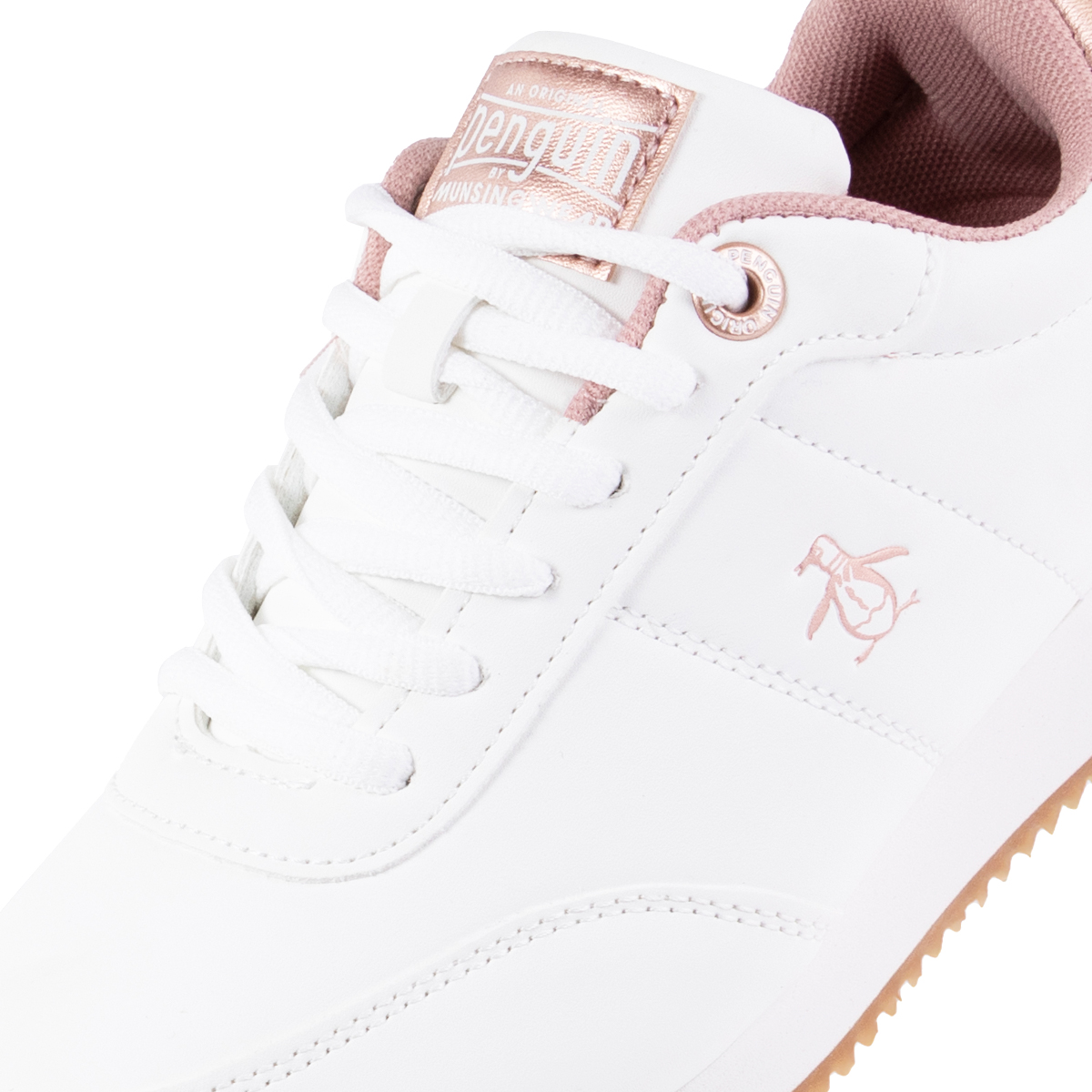 Foto 9 pulgar | Tenis Original Penguin Style Gaia Color Blanco Para Mujer