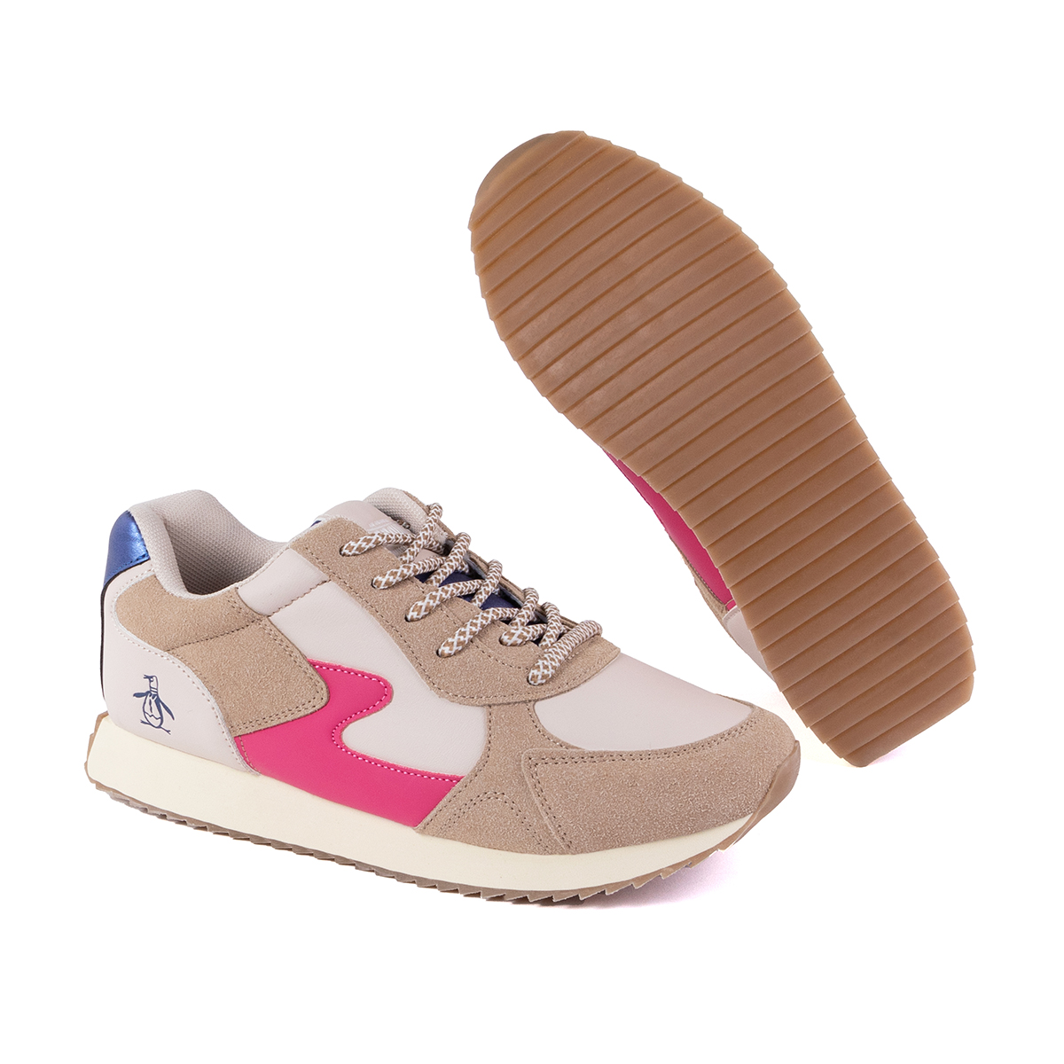 Foto 2 pulgar | Tenis Original Penguin Style Aura Color Beige Para Mujer