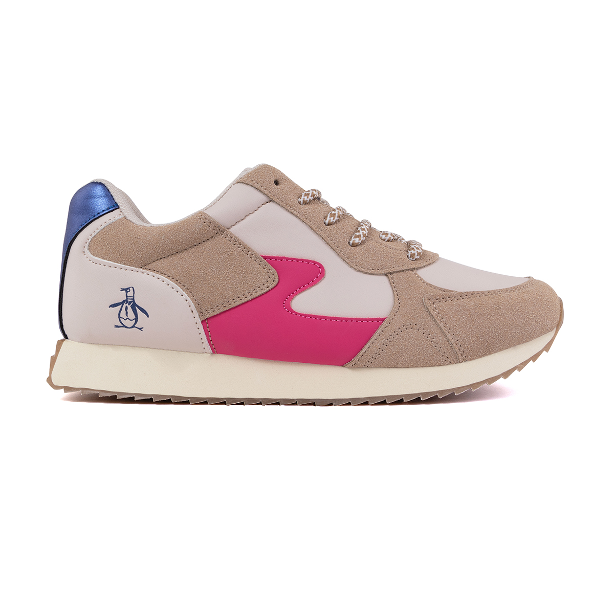 Foto 3 pulgar | Tenis Original Penguin Style Aura Color Beige Para Mujer