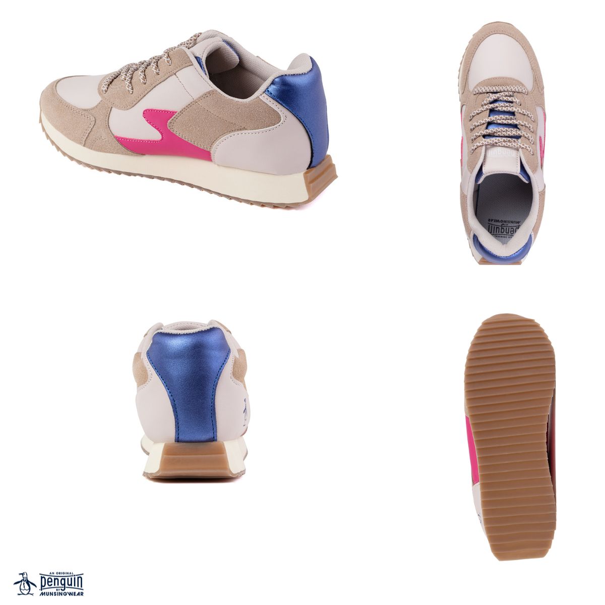 Foto 7 pulgar | Tenis Original Penguin Style Aura Color Beige Para Mujer