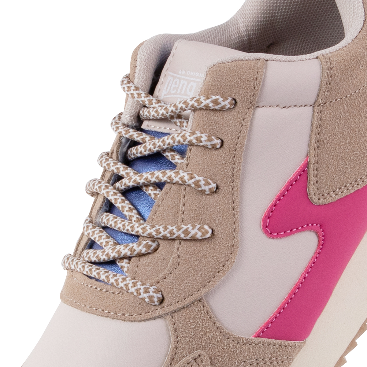 Foto 9 pulgar | Tenis Original Penguin Style Aura Color Beige Para Mujer