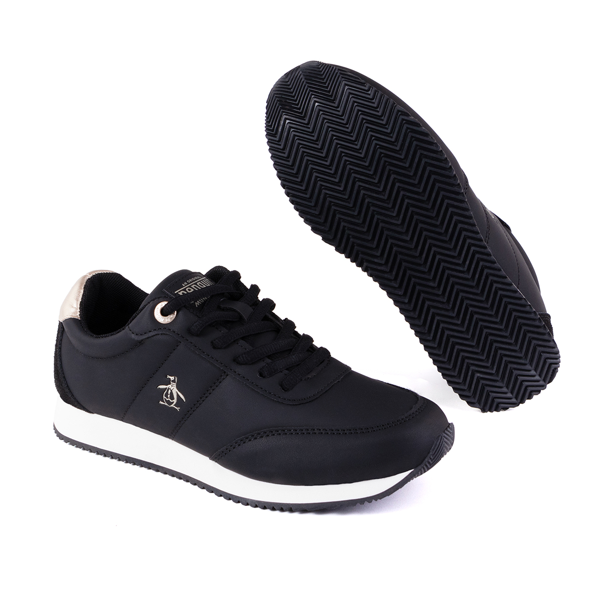 Foto 2 pulgar | Tenis Original Penguin Style Gaia Color Negro Para Mujer