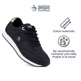 Foto 3 | Tenis Original Penguin Style Gaia Color Negro Para Mujer