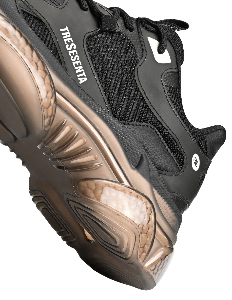Foto 5 pulgar | Tenis 360 Footwear Glass Negros para Mujer