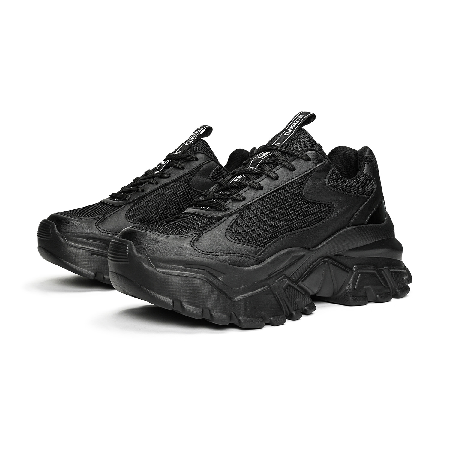 Tenis 360 Footwear Deluxe Chunky Negros para Mujer