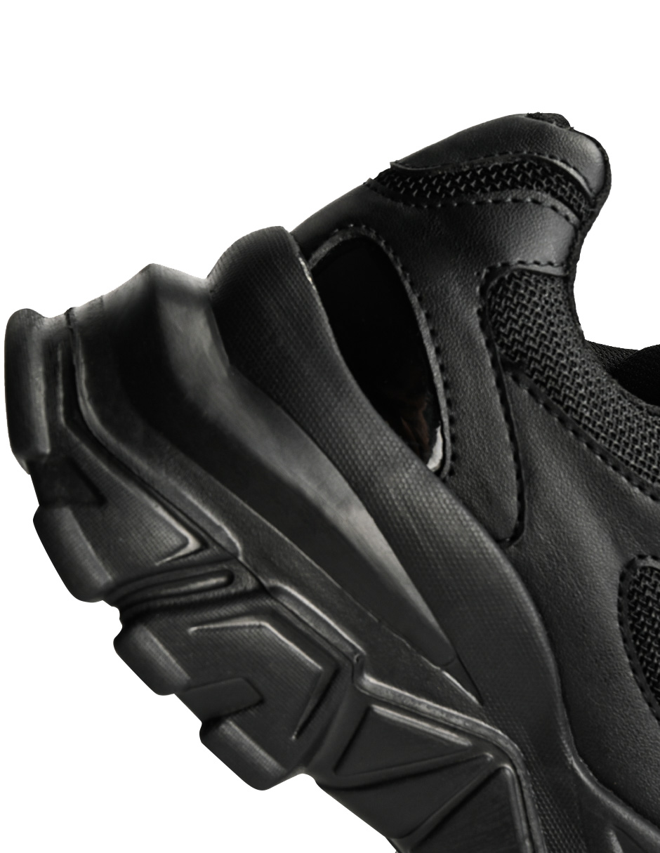 Foto 4 pulgar | Tenis 360 Footwear Deluxe Chunky Negros para Mujer
