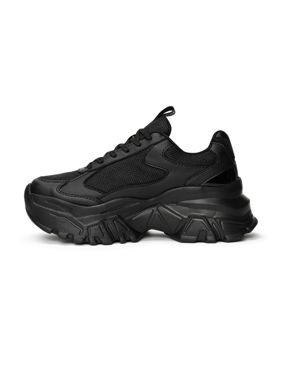 Foto 8 | Tenis 360 Footwear Deluxe Chunky Negros para Mujer