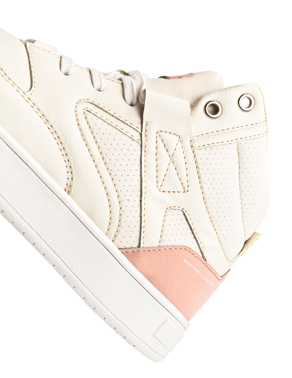 Foto 4 pulgar | Tenis 360 Footwear Y2k Beige para Mujer