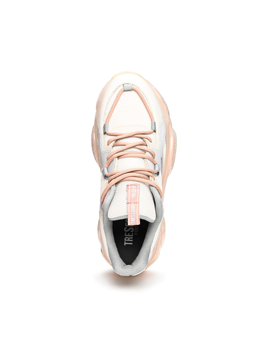 Foto 6 pulgar | Tenis 360 Footwear Glass Rosas para Mujer