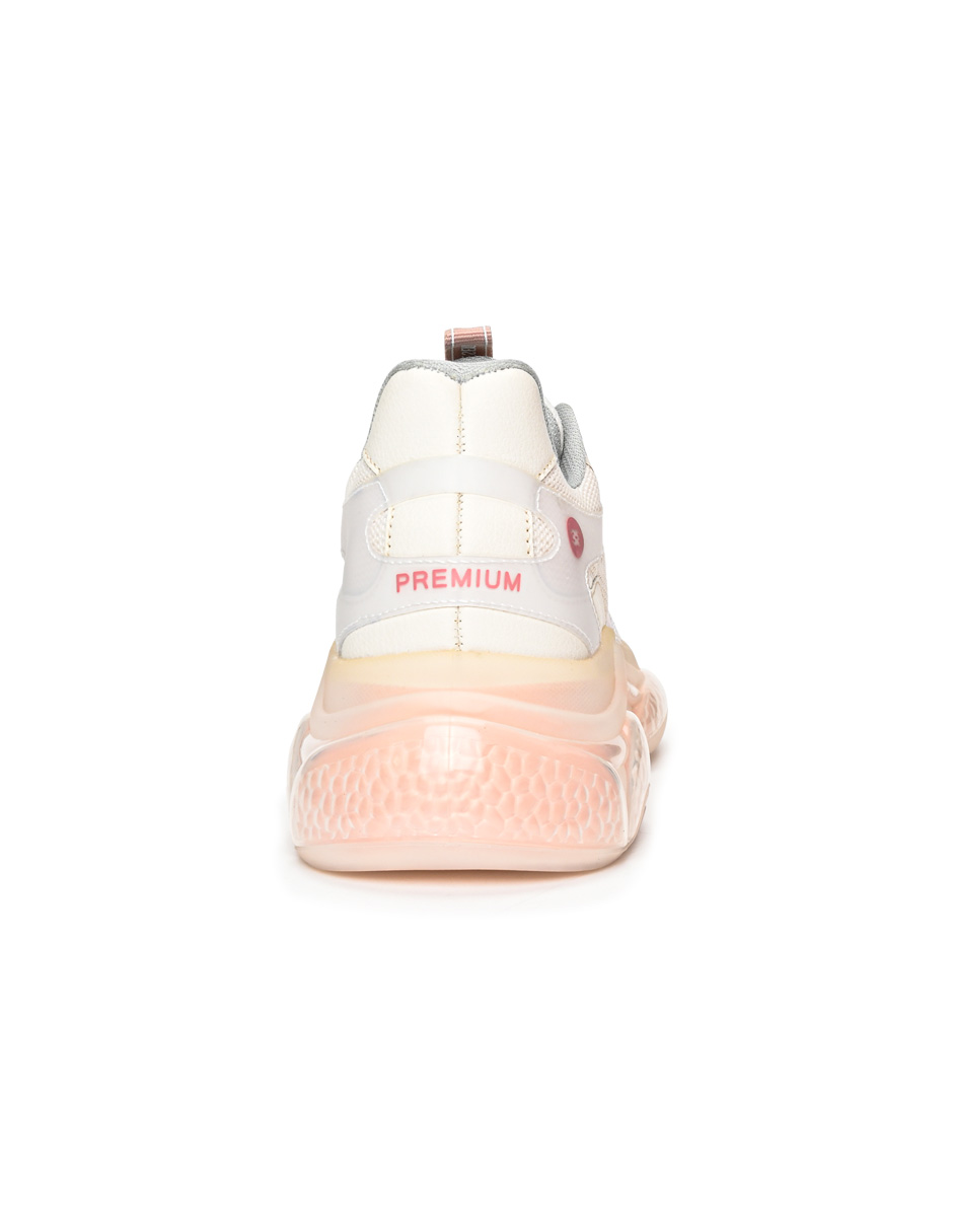 Foto 8 pulgar | Tenis 360 Footwear Glass Rosas para Mujer