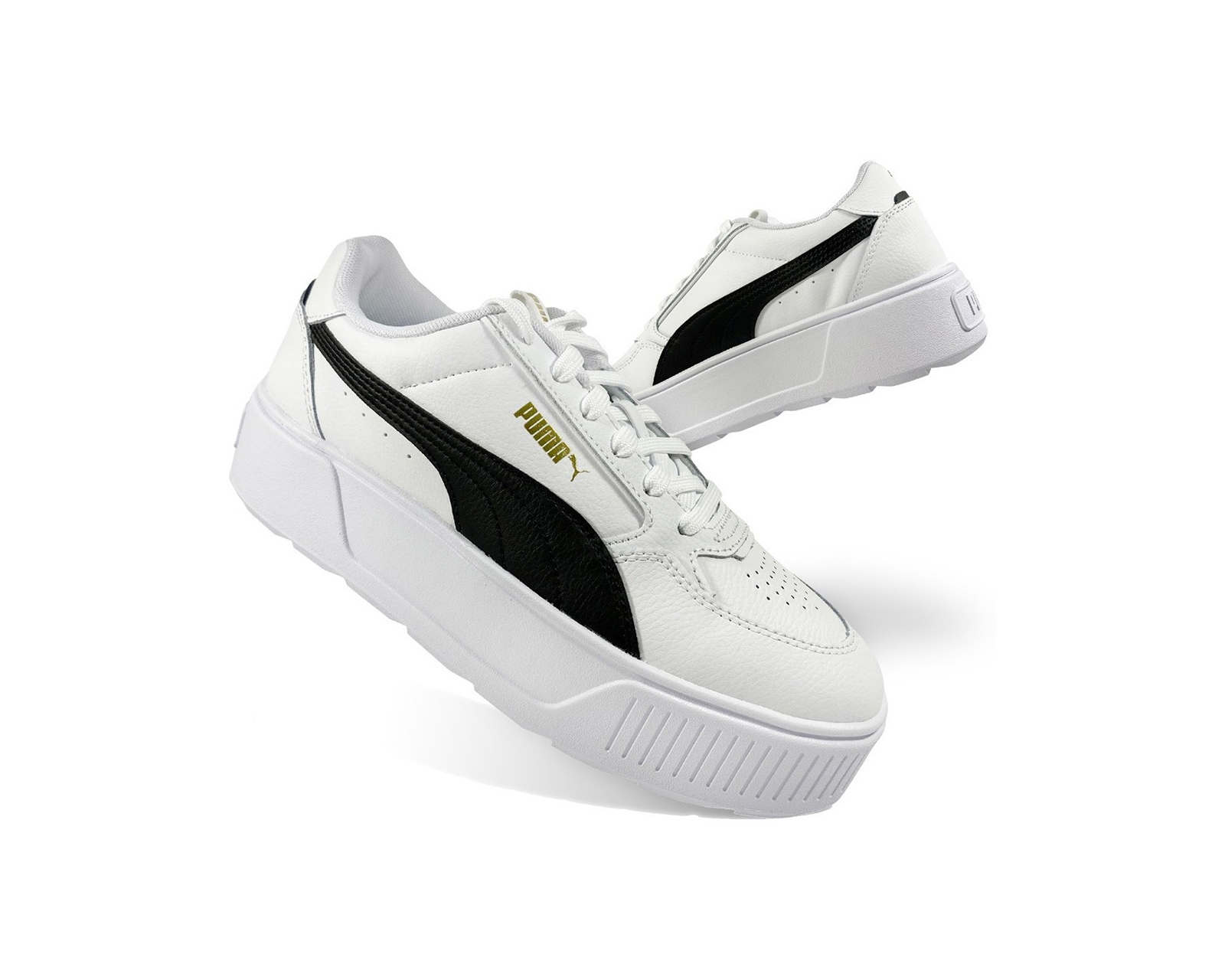 Foto 4 pulgar | Tenis Puma Karmen Rebelle Blancos para Mujer