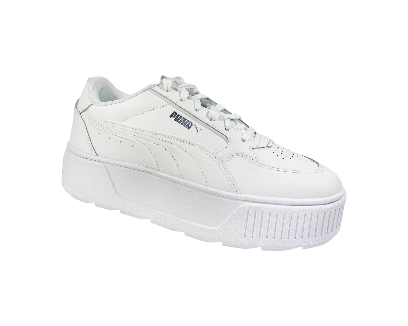Foto 6 pulgar | Tenis Puma Karmen Rebelle Blancos Plataforma para Mujer