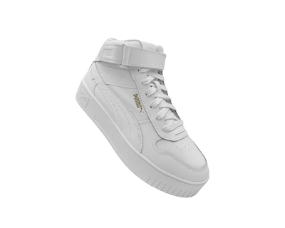 Foto 3 | Tenis Puma Carina Street Mid Botín Blanco para Mujer