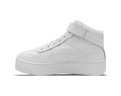 Foto 4 | Tenis Puma Carina Street Mid Botín Blanco para Mujer