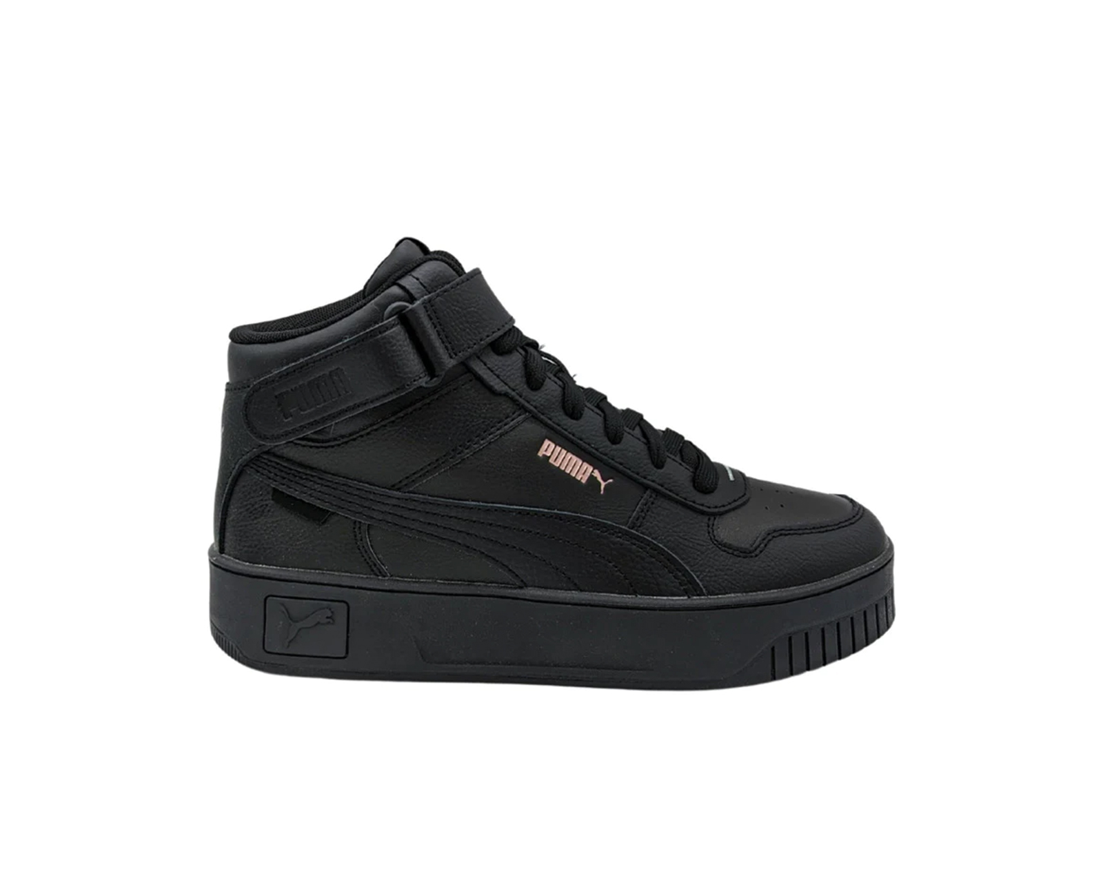 Foto 2 pulgar | Tenis Puma Carina Street Mid Negros Para Mujer