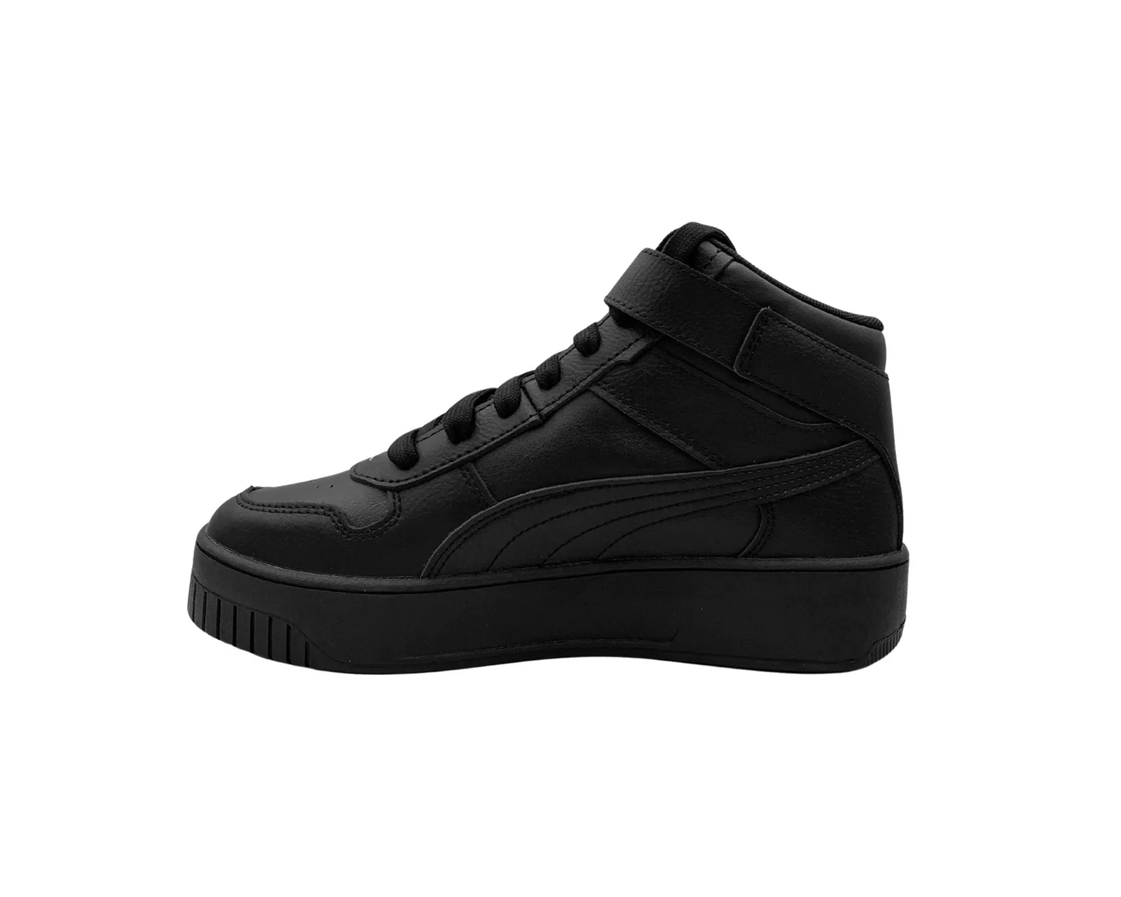 Foto 4 pulgar | Tenis Puma Carina Street Mid Negros Para Mujer