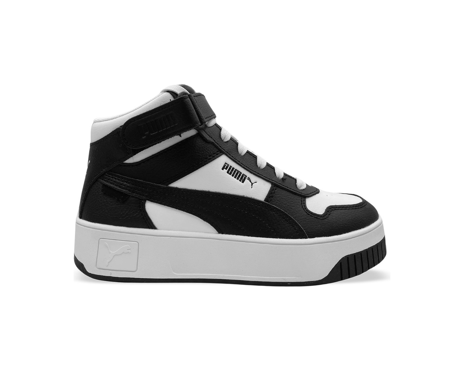 Foto 2 pulgar | Tenis Puma Carina Street Mid 392337 Bota color Negro para Dama