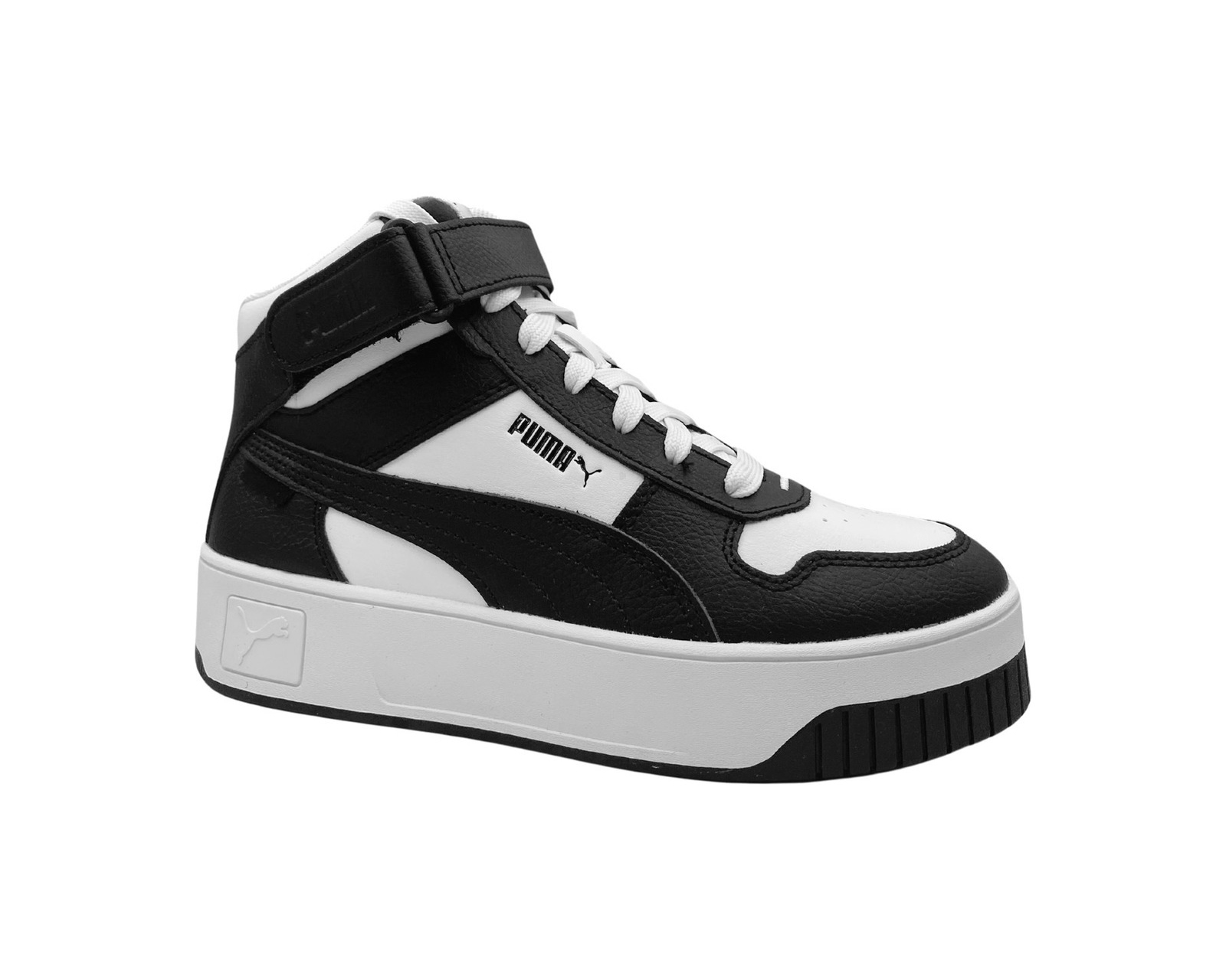 Foto 3 pulgar | Tenis Puma Carina Street Mid 392337 Bota color Negro para Dama