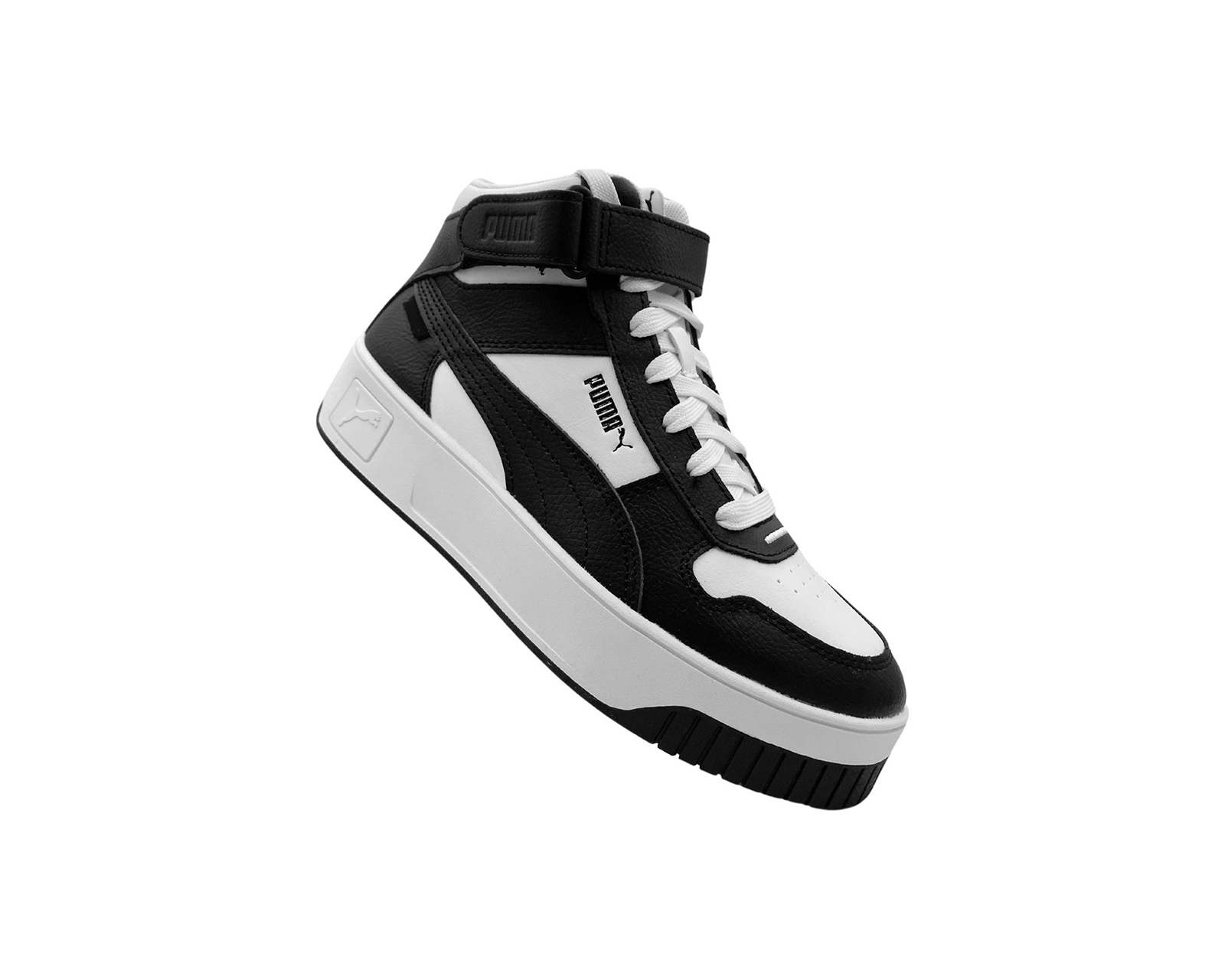 Foto 4 pulgar | Tenis Puma Carina Street Mid 392337 Bota color Negro para Dama
