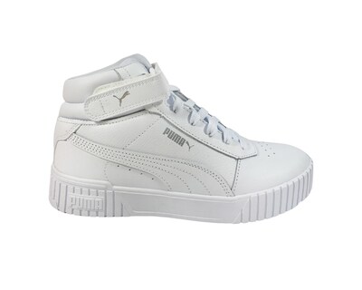 Foto 1 | Tenis Puma Carina 2.0 Mid Blancos para Dama