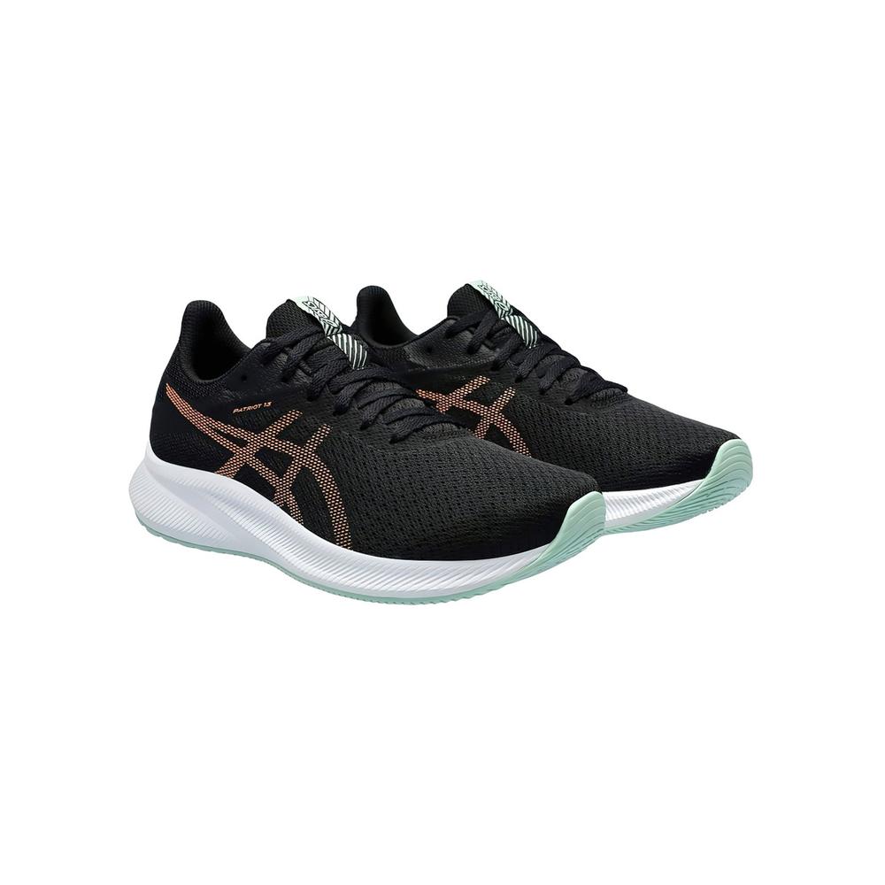 Foto 6 pulgar | Tenis Asics Patriot 13 Negros con Dorado para Mujer