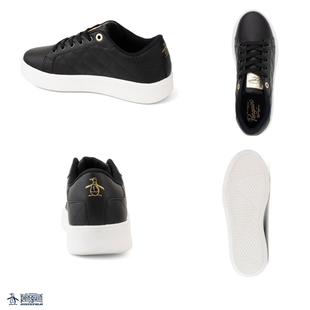 Foto 7 pulgar | Tenis Original Penguin Style Cloe Negro Para Mujer