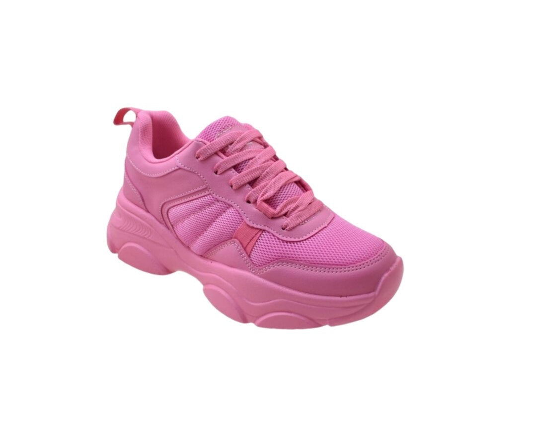 Foto 2 pulgar | Tenis Capa de Ozono Rosas para Mujer