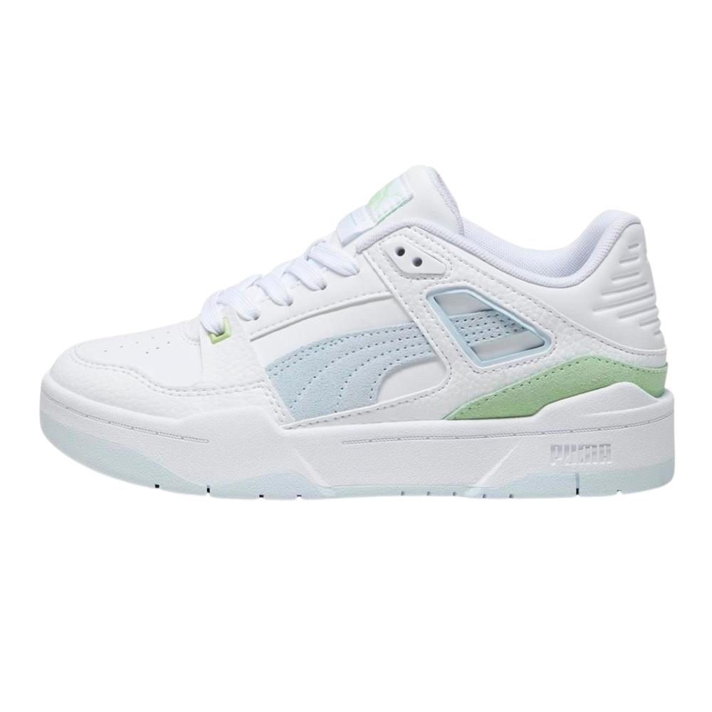 Foto 2 pulgar | Tenis Puma Slipstream Girls Suede Mujer Moda Casual Blanco