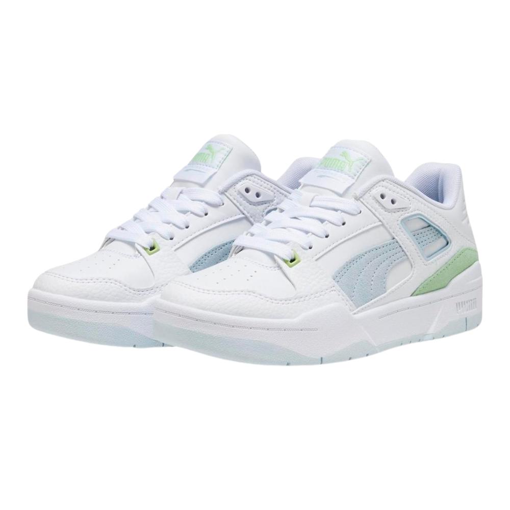 Foto 3 pulgar | Tenis Puma Slipstream Girls Suede Mujer Moda Casual Blanco