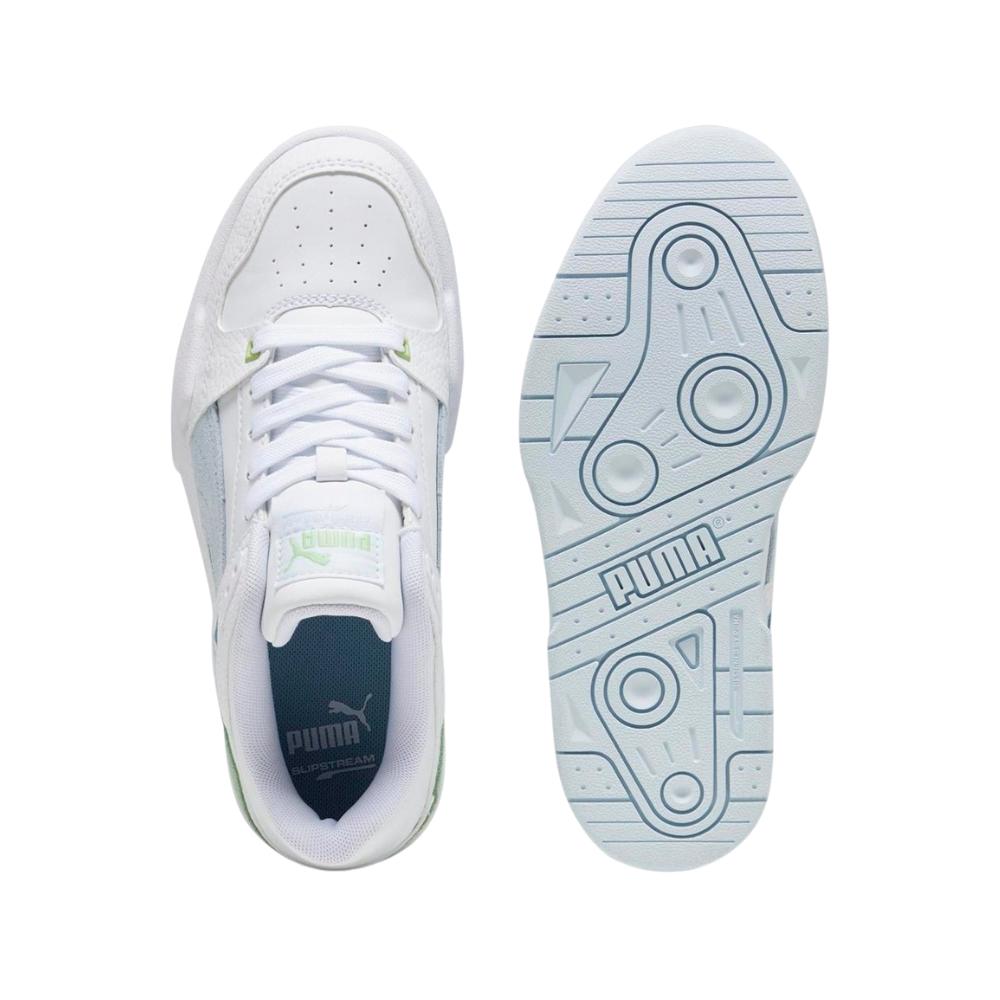 Foto 4 | Tenis Puma Slipstream Girls Suede Mujer Moda Casual Blanco