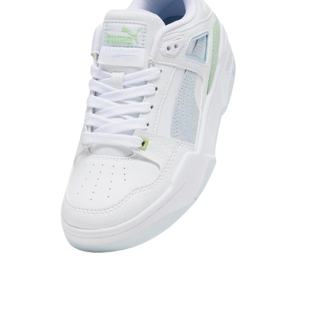 Foto 6 pulgar | Tenis Puma Slipstream Girls Suede Mujer Moda Casual Blanco