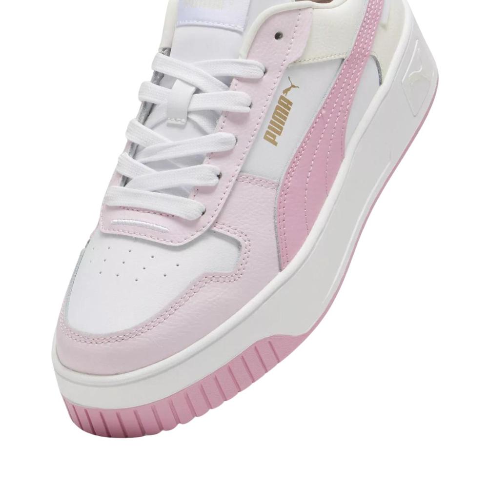 Foto 5 pulgar | Tenis Puma Carina Street Blancos con Rosa para Mujer