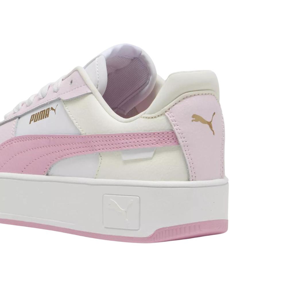 Foto 6 pulgar | Tenis Puma Carina Street Blancos con Rosa para Mujer