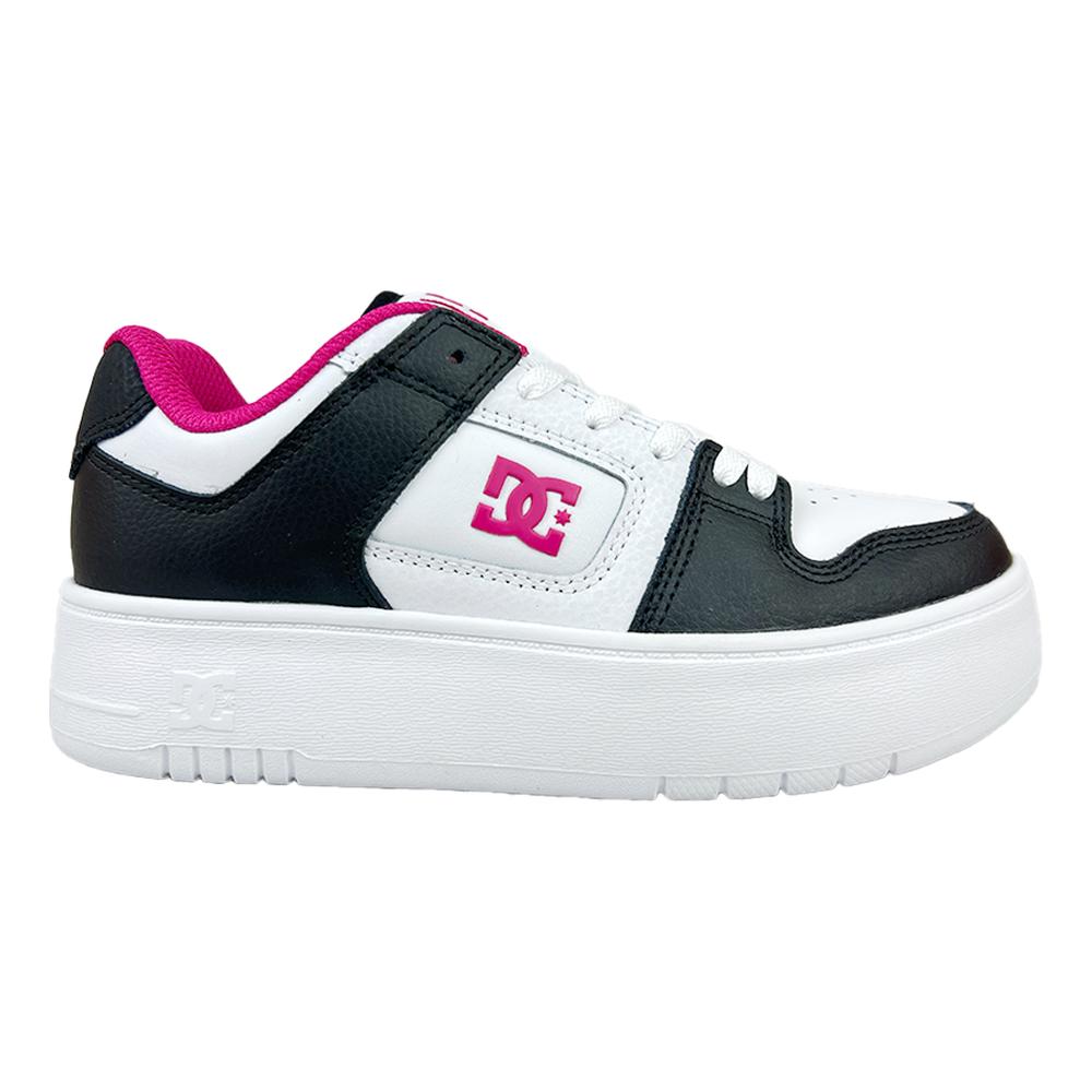 Foto 2 pulgar | Tenis de Plataforma DC Shoes Manteca 4 Negro y Blanco de Mujer