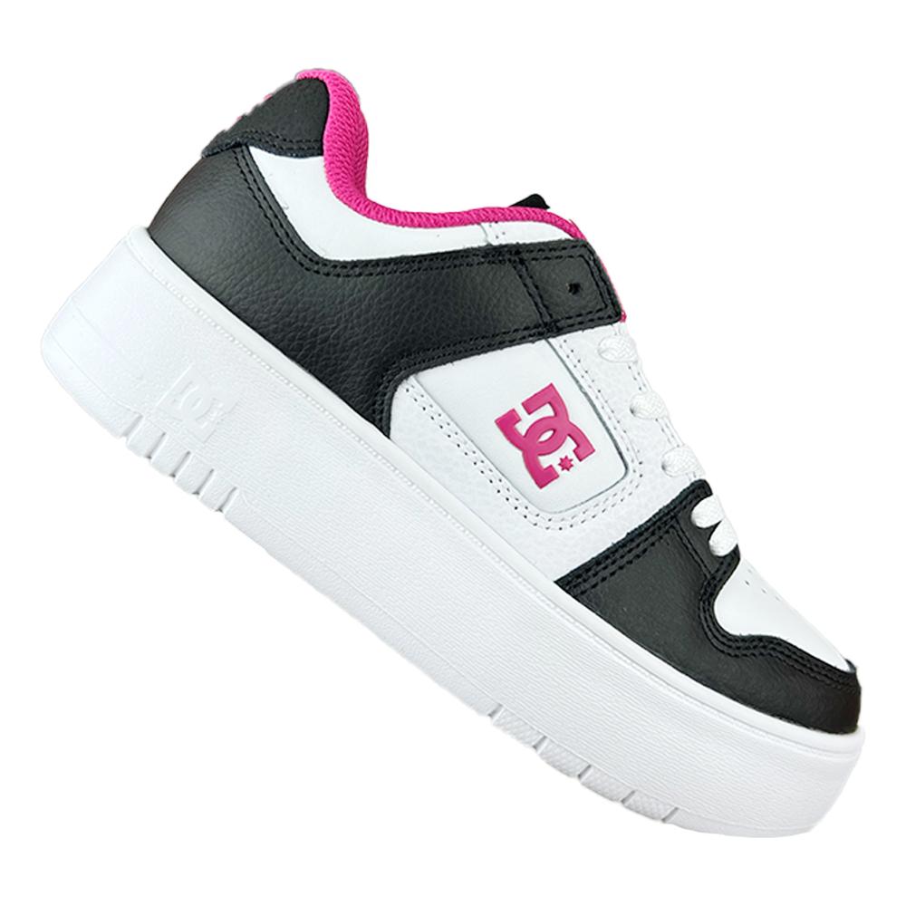 Foto 3 pulgar | Tenis de Plataforma DC Shoes Manteca 4 Negro y Blanco de Mujer