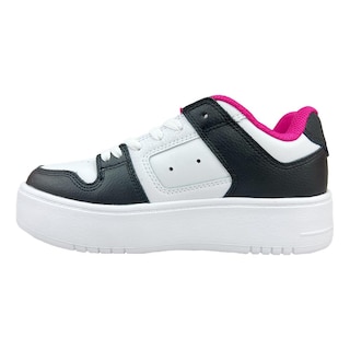 Foto 3 | Tenis de Plataforma DC Shoes Manteca 4 Negro y Blanco de Mujer