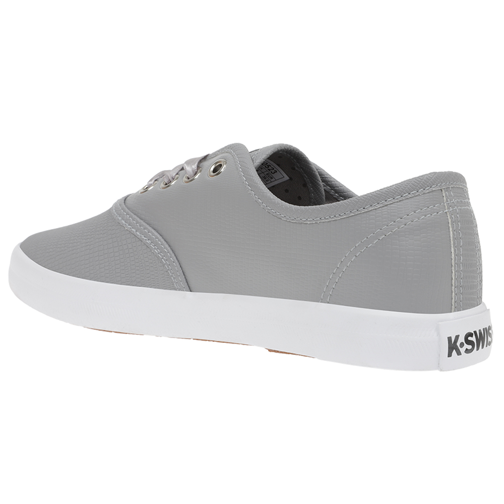 Foto 4 pulgar | Tenis K-swiss Beverly Dine color Gris para Mujer