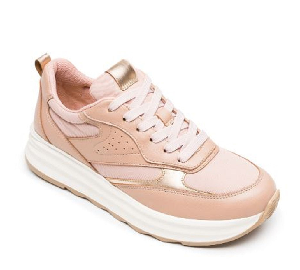 Foto 2 pulgar | Tenis Casuales Flexi 127102 Rosas