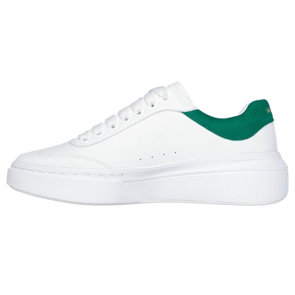 Foto 5 pulgar | Tenis Skechers Court Classics 185060/wgr Casuales Blancos para Mujer