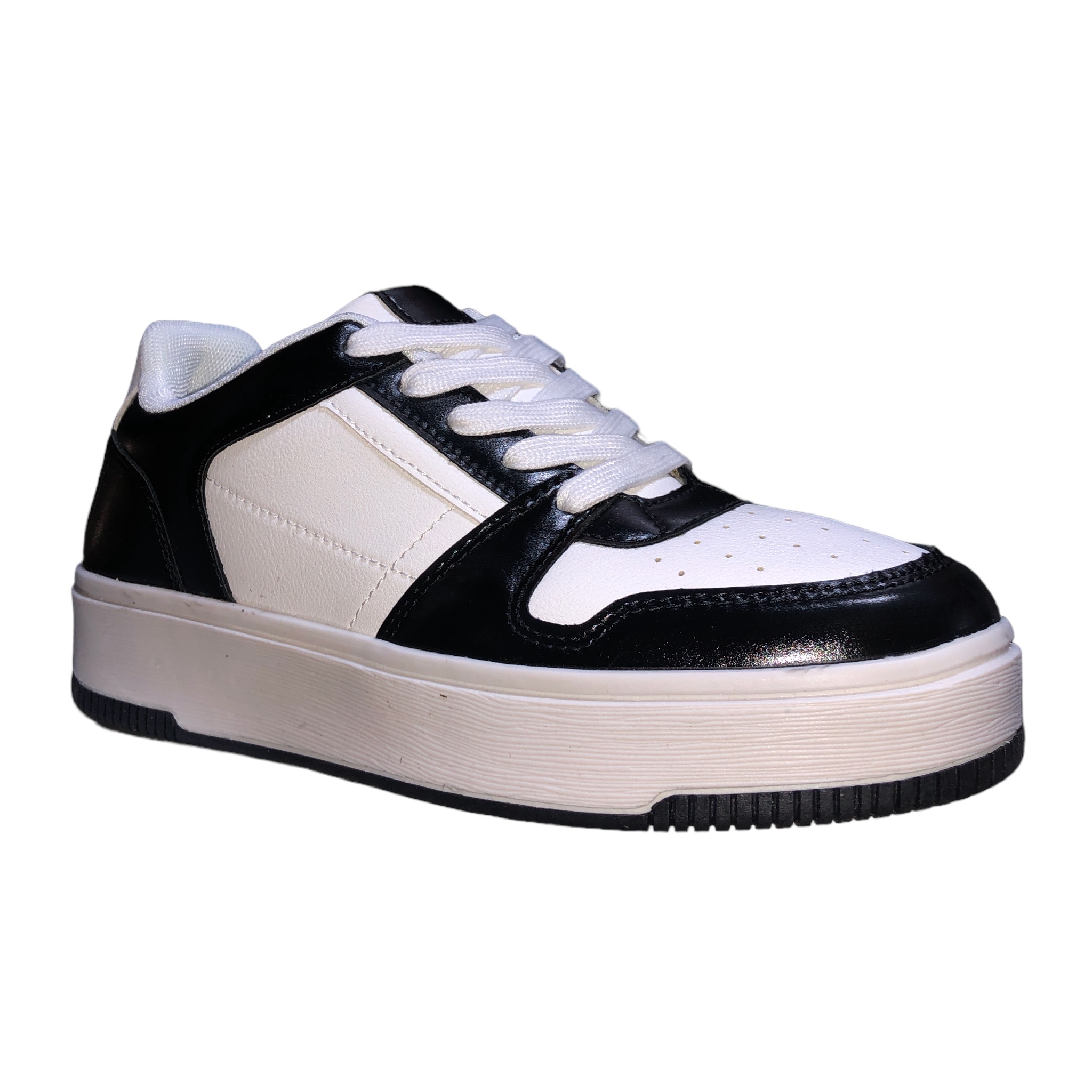 Foto 4 pulgar | Tenis Blanco/negro Mata Shoes